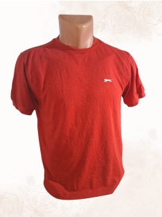   Slazenger gyerek póló – élénk piros, 11-12 éves korosztály számára