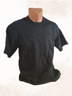 PULL&BEAR férfi póló – Relaxed Fit, fekete (XS)
